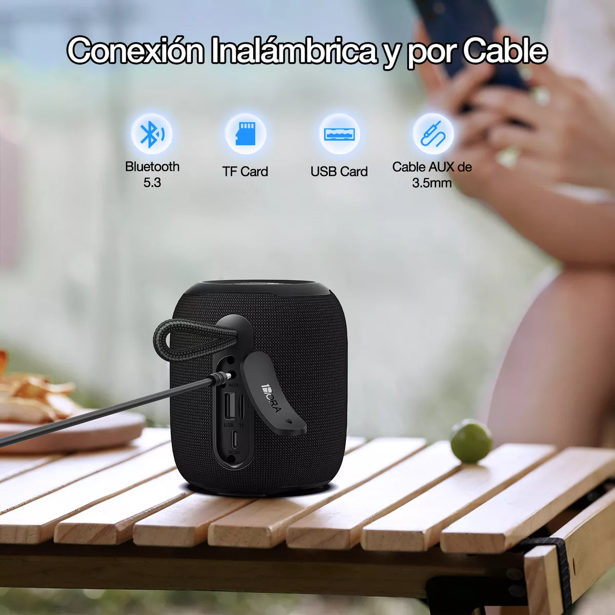 BOCINA PORTATIL 1HORA BOC243