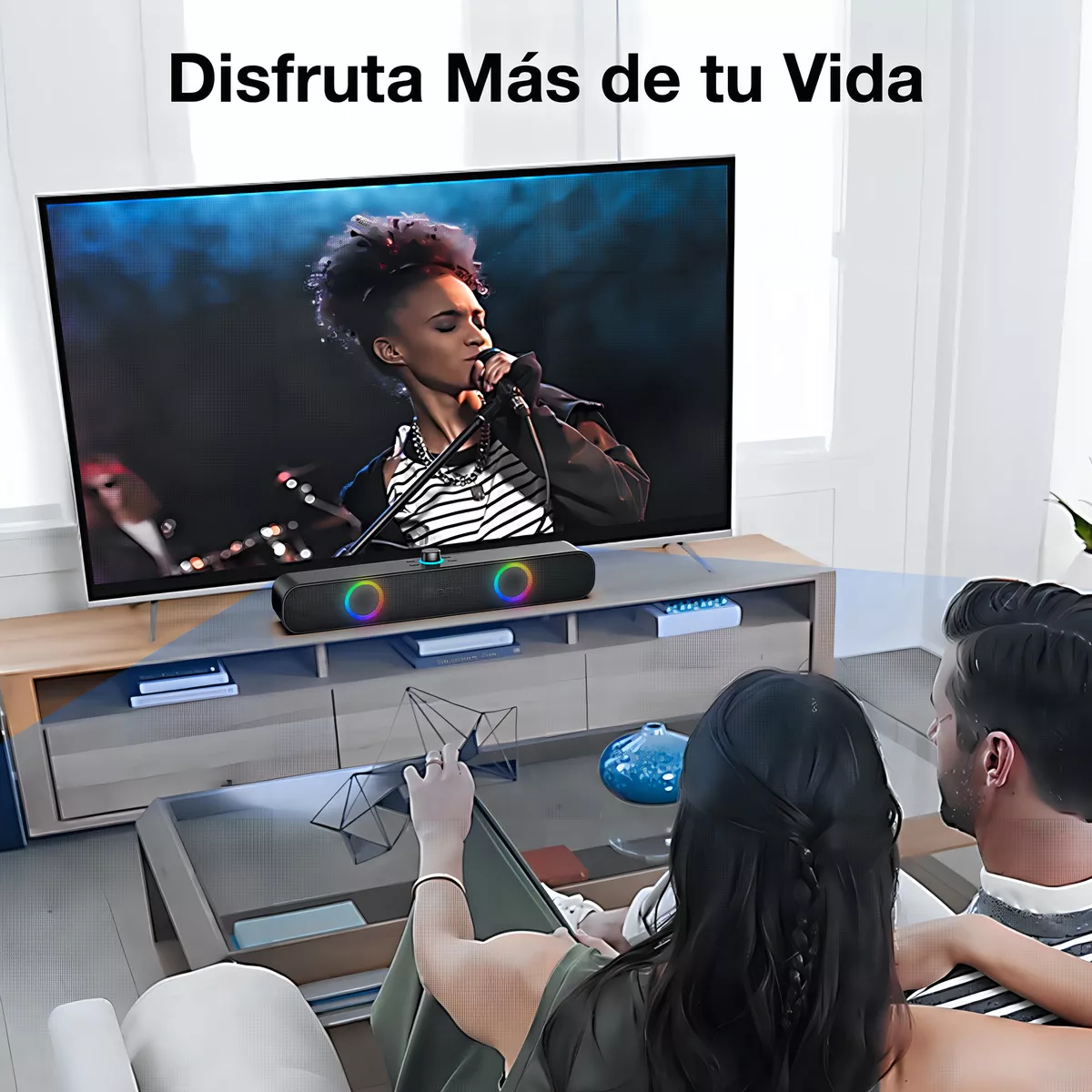 BOCINA BLUETOOTH RGB TIPO BARRA