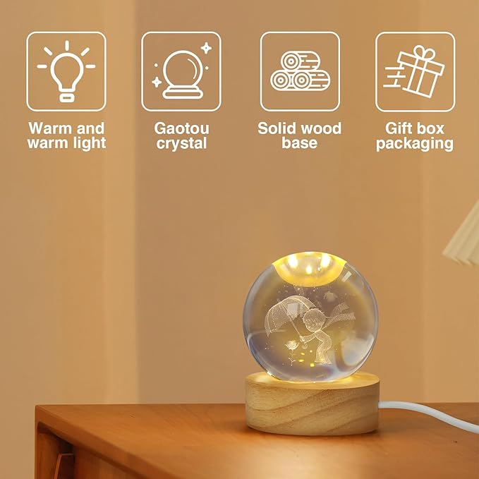 BOLA DE CRISTAL DE "EL PRINCIPITO"