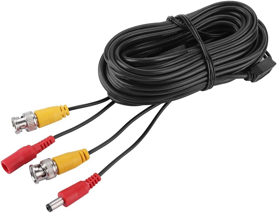 CABLE BNC PARA CAMARAS DE SEGURIDAD 18 METROS - 2.1MM DC