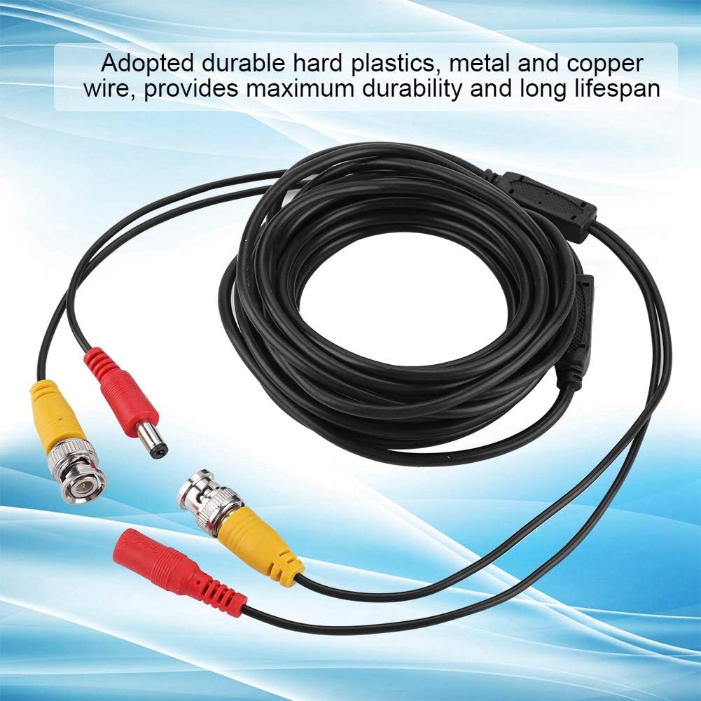 CABLE BNC PARA CAMARAS DE SEGURIDAD 18 METROS - 2.1MM DC