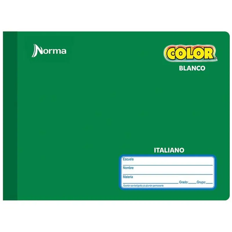 CUADERNO ITALIANO DIBUJO NORMA