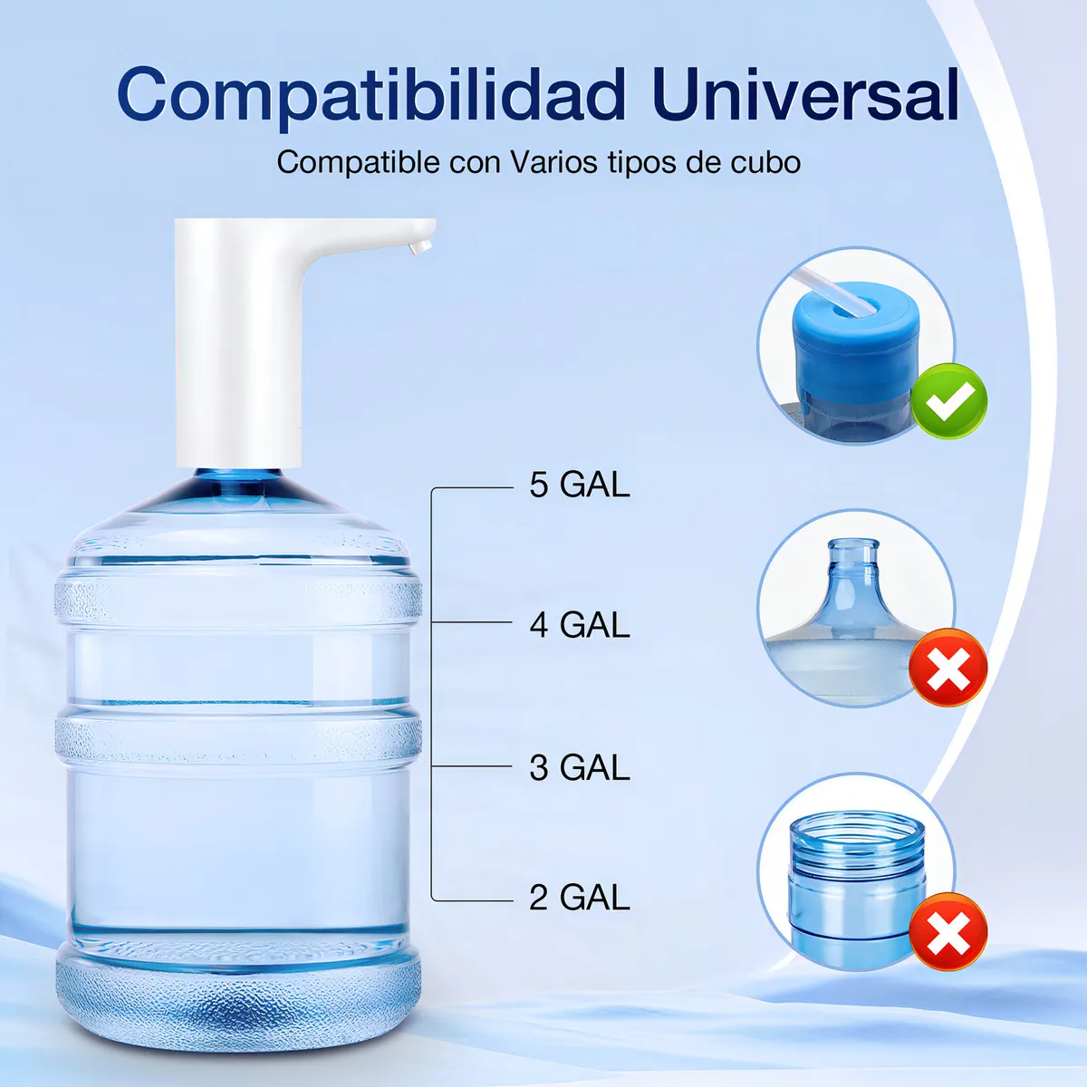 DISPENSADOR DE AGUA ELECTRICO PARA BOTELLON