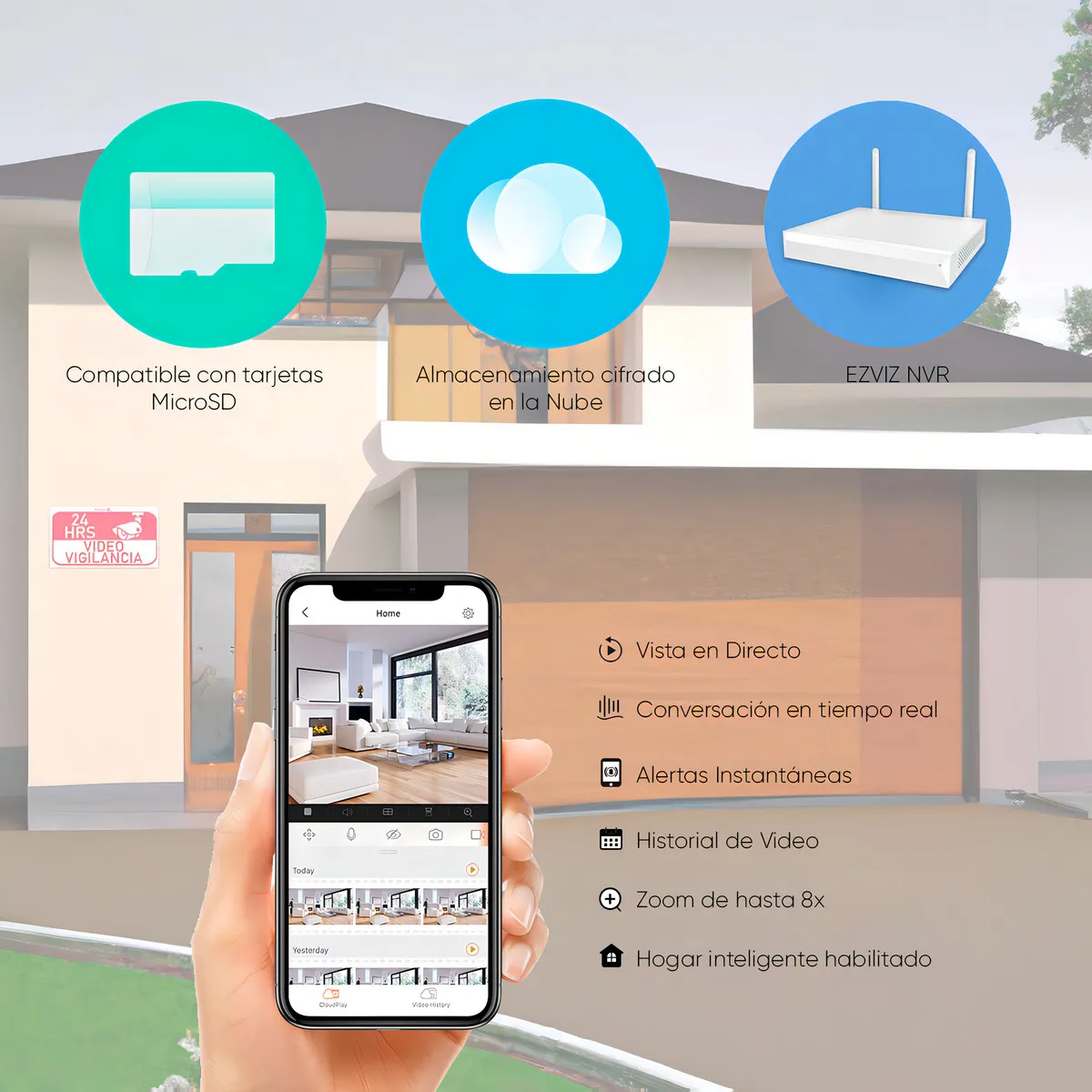 CÁMARA EZVIZ TIPO BALA WIFI CS-H3 EXTERIOR