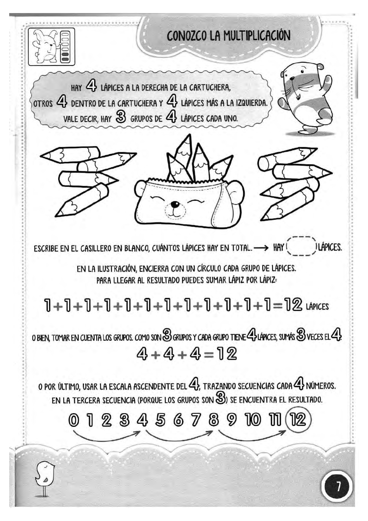 CUADERNILLO PARA ENSEÑAR A MULTIPLICAR Y DIVIDIR