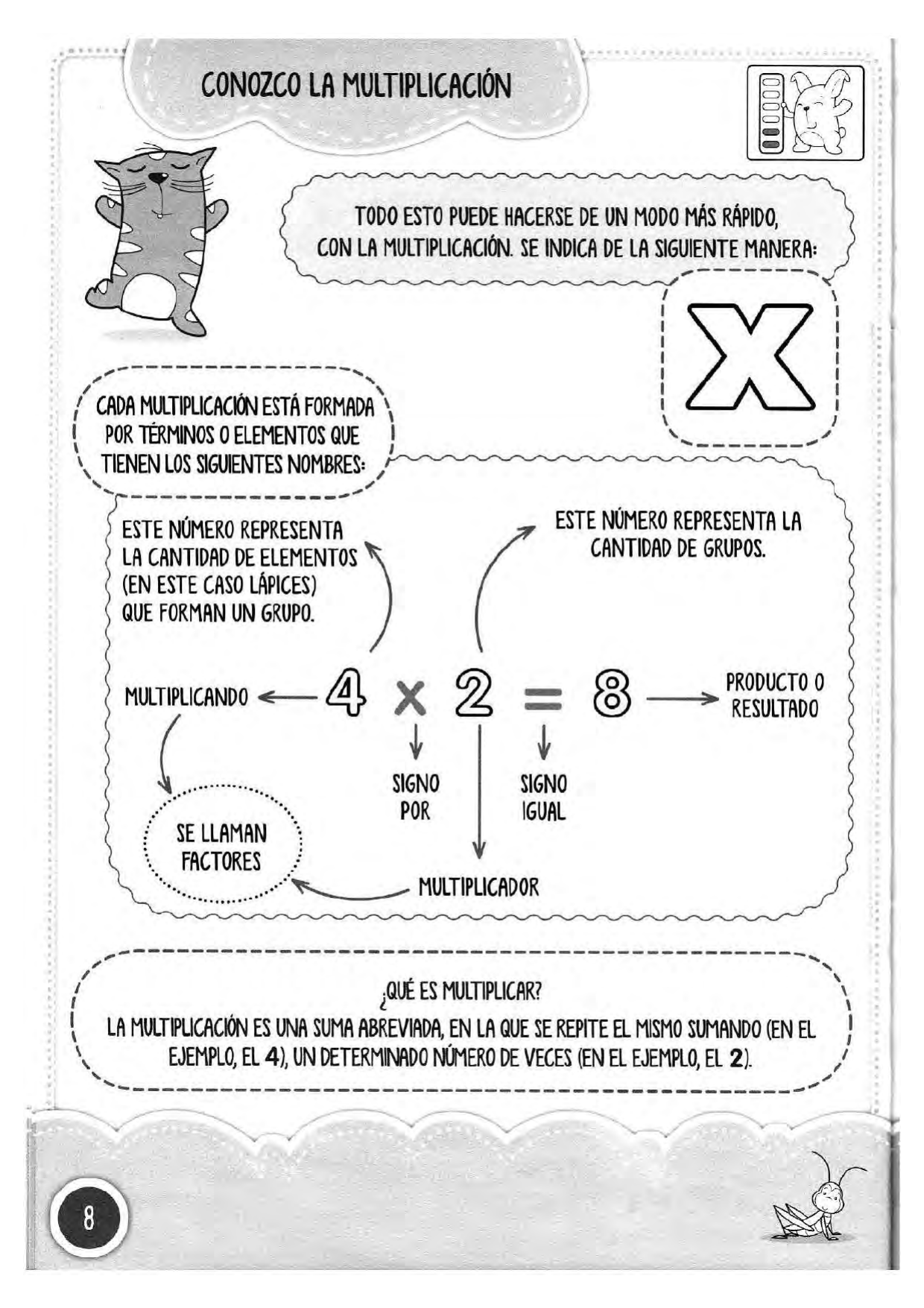 CUADERNILLO PARA ENSEÑAR A MULTIPLICAR Y DIVIDIR