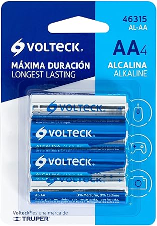 BLISTER CON 4 PILAS ALCALINAS TAMAÑO AA