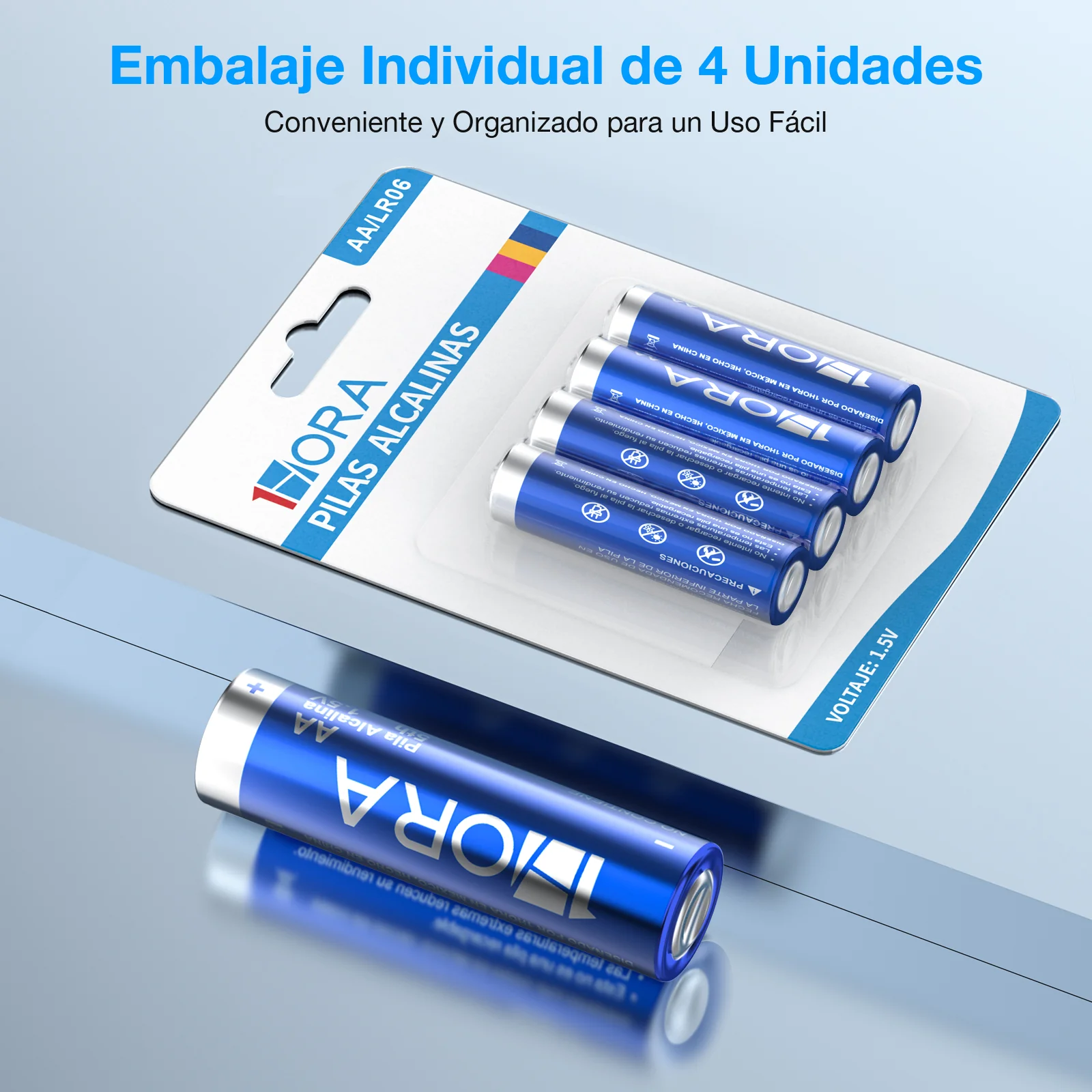 PAQUETE DE 4 PILAS ALCALINAS AA