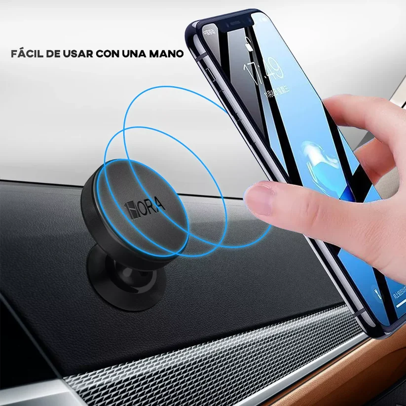 SOPORTE MAGNETICO DE ALUMINIO PARA CELULAR