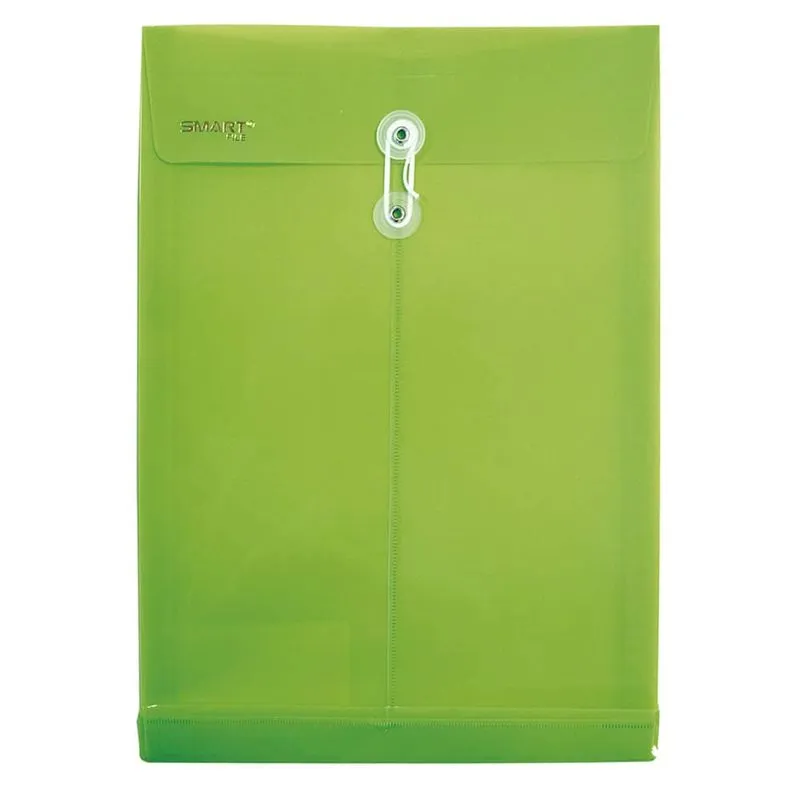 SOBRE DE PLASTICO CON RONDANA TAM OFICIO