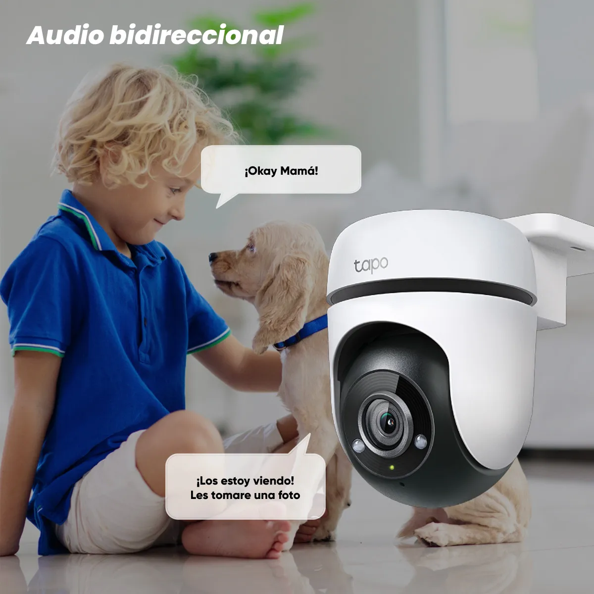 CÁMARA DE SEGURIDAD PARA INTERIORES/EXTERIORES TAPO TPLINK  