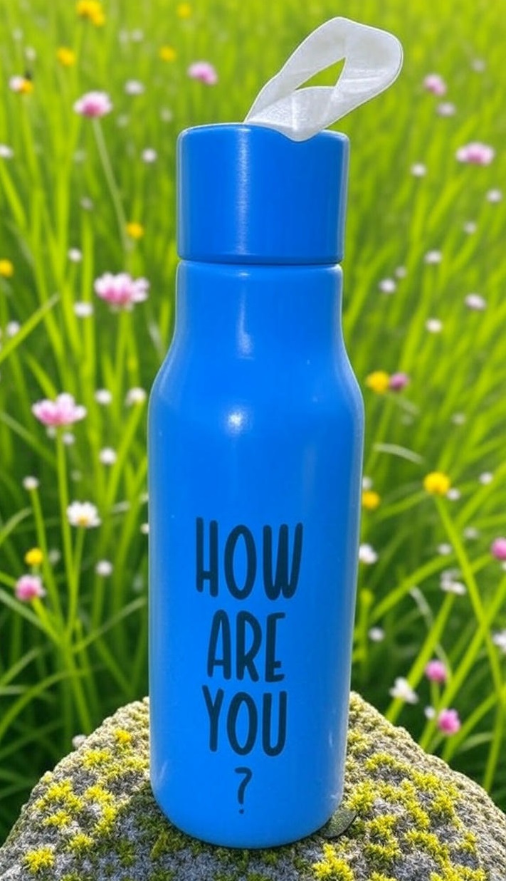 TERMO DE PLASTICO MODELO "HOW ARE YOU"