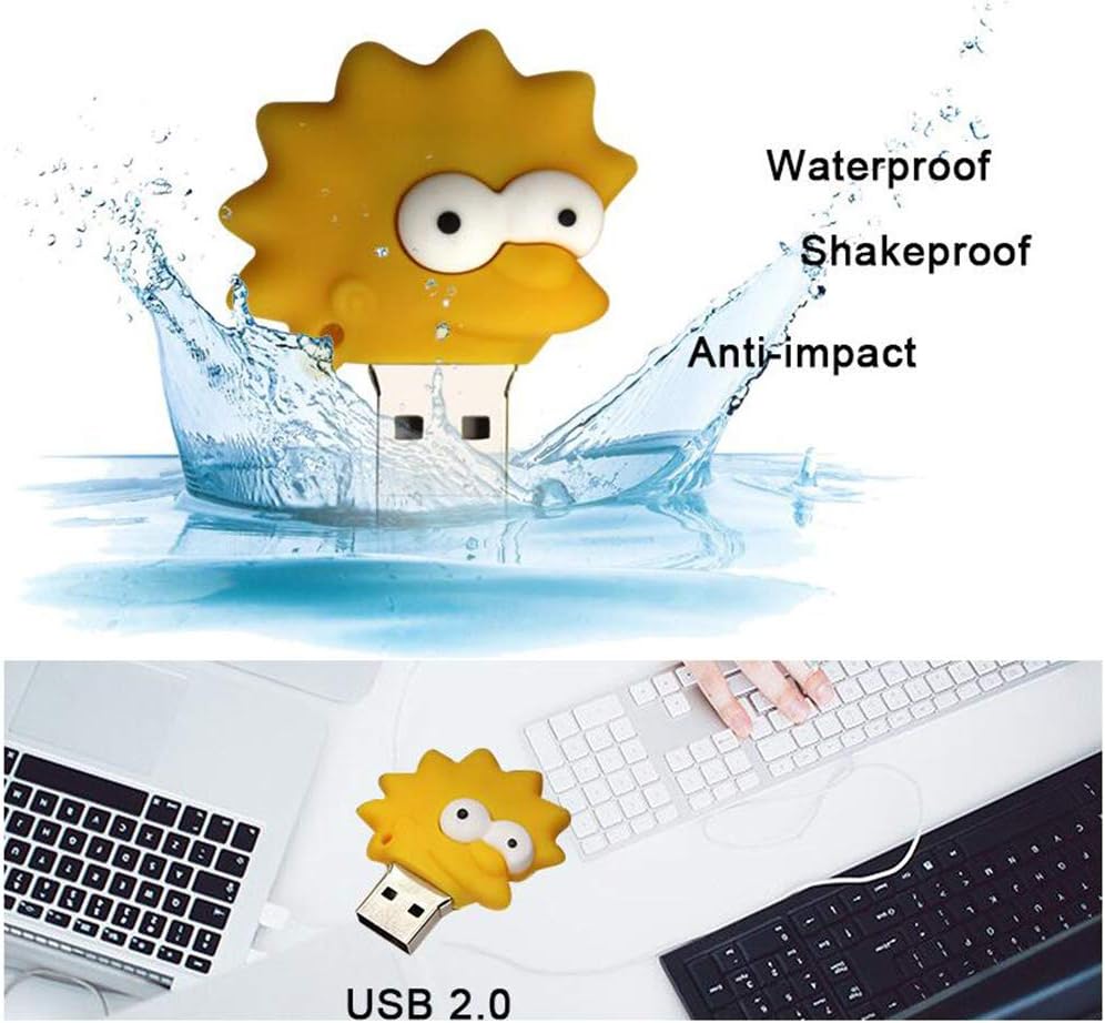 MEMORIA USB 16 GB FIGURA LISA SIMPSON