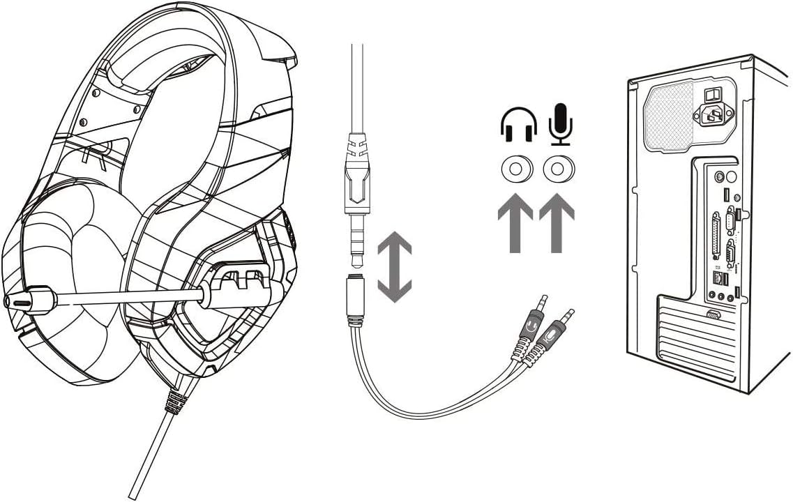 AUDIFONOS GAMING DIADEMA YEYIAN MILITARY FORCE