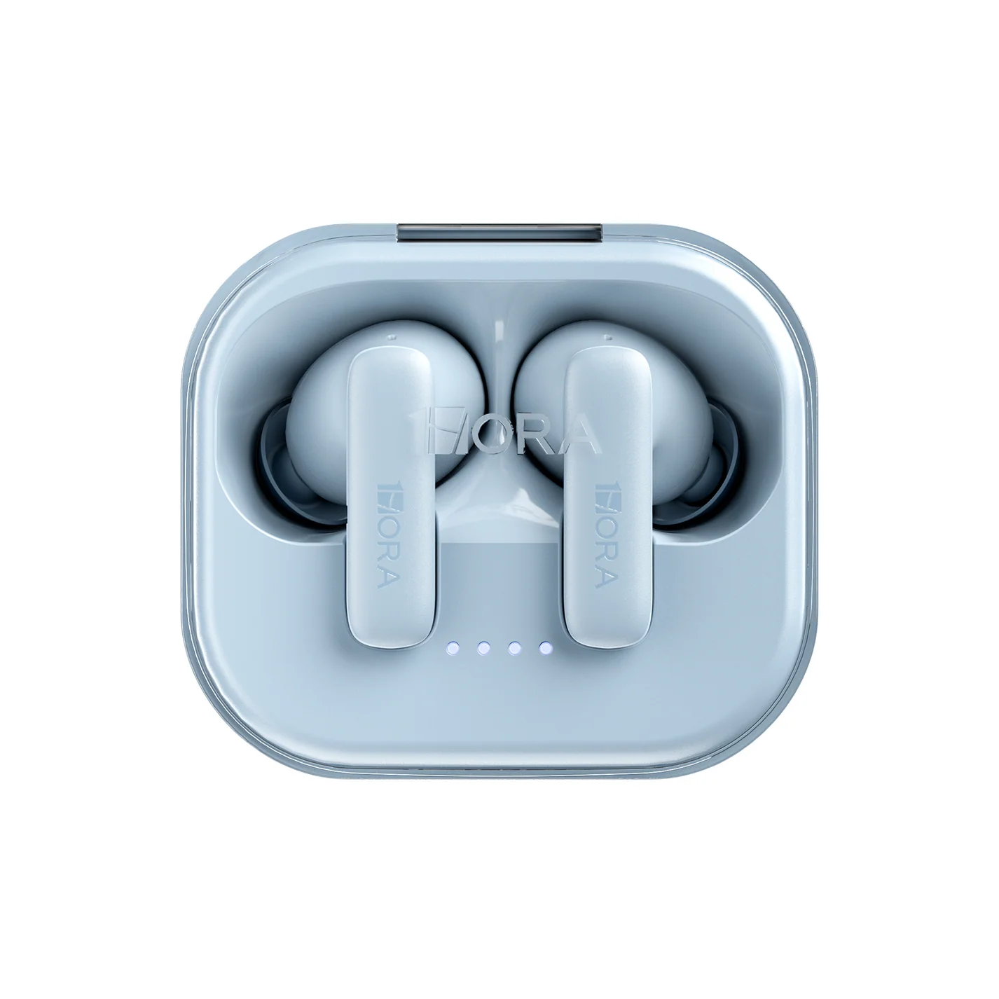 AUDIFONOS BLUETOOTH 1HORA CASE TRANSPARENTE AUT213