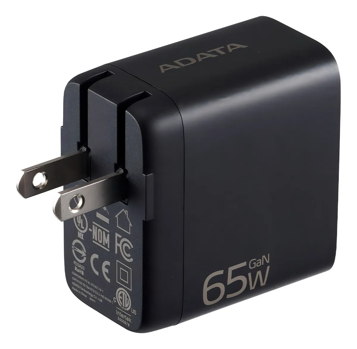 CARGADOR DE PARED ULTRA RAPIDO 65W NEGRO ADATA