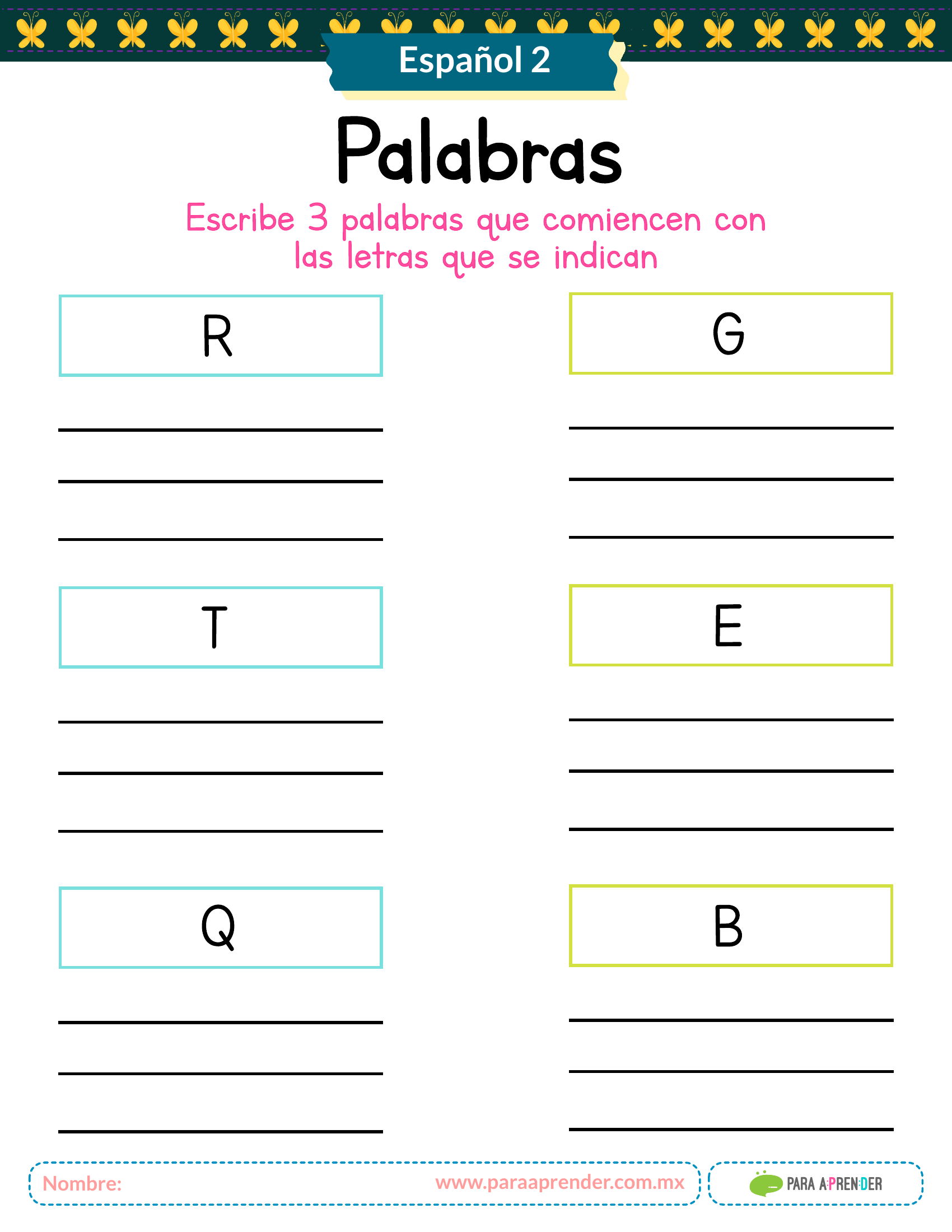 GUIA DE REPASO 2 DE PRIMARIA