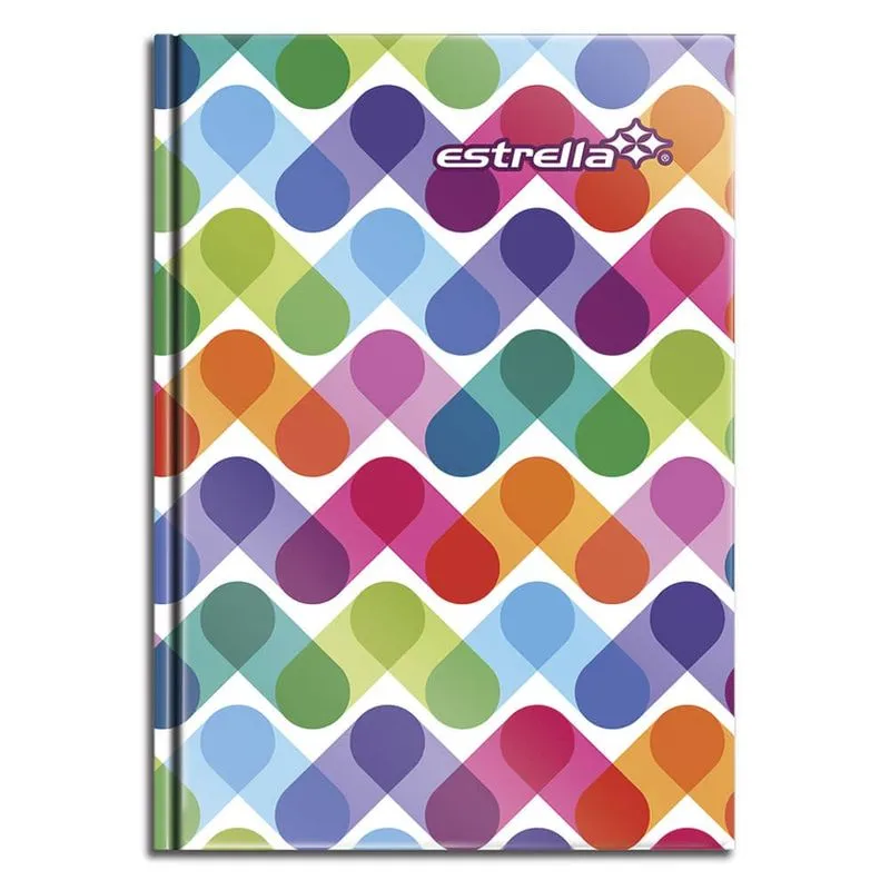 LIBRETA APUNTES 1/8 PASTA DURA 96H ESTRELLA RAYA