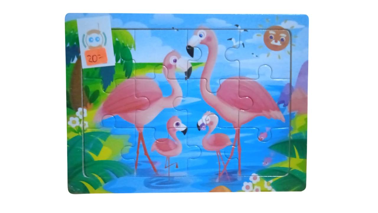 ROMPECABEZAS DE MADERA CON 12 PIEZAS