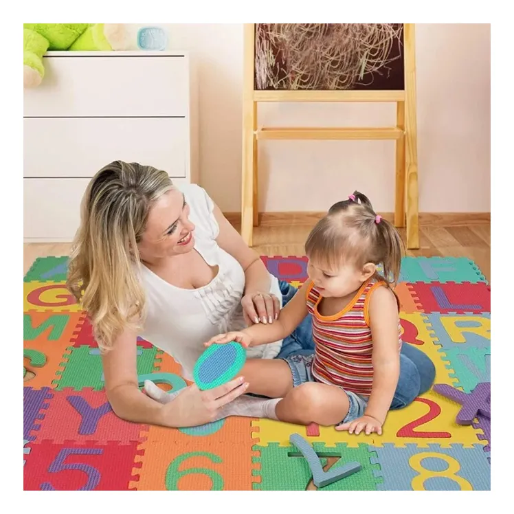 TAPETE DE FOMY DIDÁCTICO 10 PZS 30x30 CMS MODELO NUMEROS